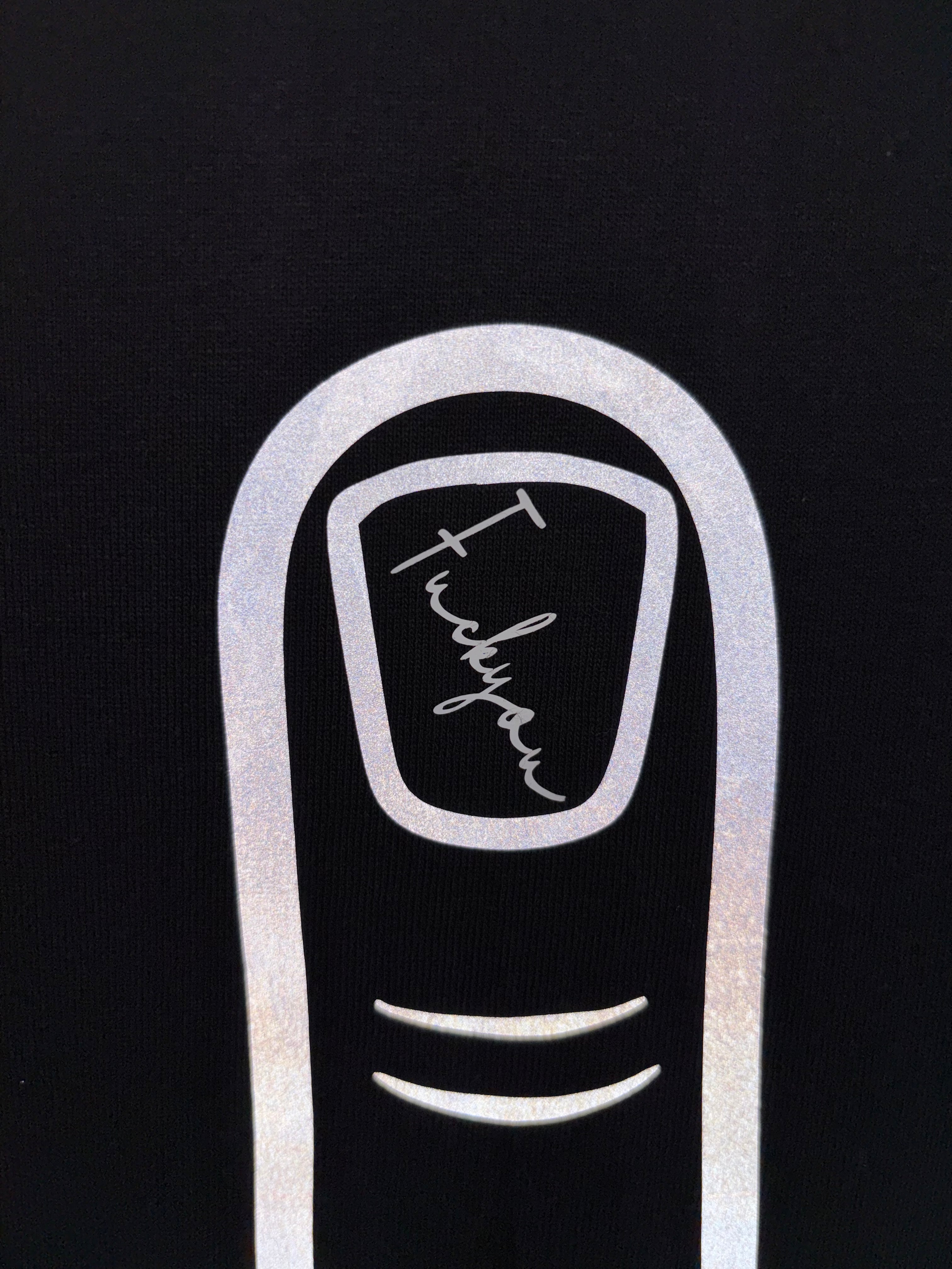 “Flipping the bird” 3M Black T-shirt