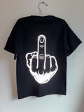 “Flipping the bird” 3M Black T-shirt